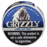 Grizzly Long Cut Mint Snuff