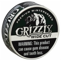 Grizzly Wide Cut Wintergreen Snuff