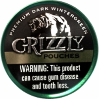 Grizzly Premium Dark Wintergreen Pouches