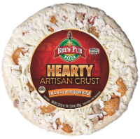 Brew Pub Hearty Artisan Crust Sausage & Pepperoni Frozen Pizza