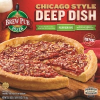 Brew Pub Pizza™ Chicago Style Deep Dish Pepperoni Frozen Pizza Perspective: Main