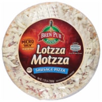 Brew Pub Pizza Lotzza Motzza Sausage Frozen Pizza