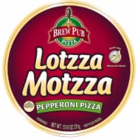 Brew Pub Pizza Lotzza Motzza Pepperoni Pizza Perspective: Main