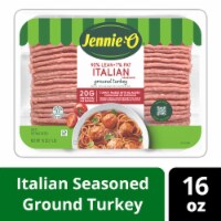 Jennie-O® Italian Seasoned Ground Turkey - 1 Lb. Tray Perspective: Main
