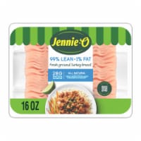 Jennie-O® Ground Turkey Breast 99% Lean / 1% Fat - 1 Lb. Tray Perspective: Main