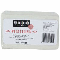 Sargent Art SAR227696 2 lbs Sargent Art Plastilina, White
