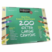 Sargent Art Inc. Sar553245 Sargent Art Best Buy Crayon Assortment Jumbo Size 200 Crayons