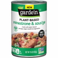Gardein Vegan Plant-Based Saus'ge & Minestrone Soup Perspective: Main