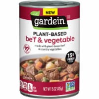 Gardein Plant-Based Be'f and Country Vegetable Soup Perspective: Main