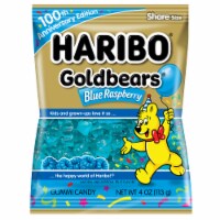 Haribo® Goldbears® Blue Raspberry Gummi Candy Perspective: Main