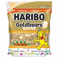 Haribo® Pineapple Goldbears® Share Size Gummy Candy Perspective: Main