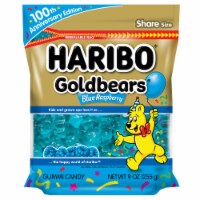 Haribo® Goldbears® Blue Raspberry Gummy Candy Bag Perspective: Main