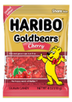 Haribo® Goldbears® Cherry Gummi Candy Share Size Bag Perspective: Main