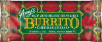 Amy's® Bean & Cheddar Cheese Burrito Perspective: Main
