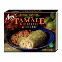 Amy's Cheese Tamale Verde Frozen Meal Perspective: Main