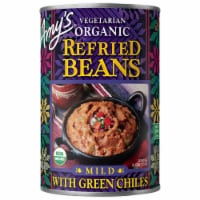 Amy's Organic Refried Beans with Mild Green Chiles