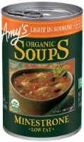 Amy's Organic Light in Sodium Low Fat Minestrone Soup Perspective: Main
