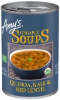 Amy's Organic Soups Quinoa Kale and Red Lentil Soup