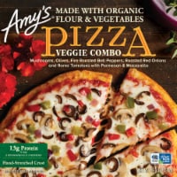 Amy's® Veggie Combo Hand-Stretched Crust Frozen Pizza Perspective: Main