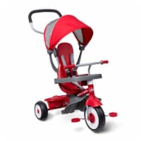 Radio Flyer EZ Fold 4-in-1 Stroll 'N Trike Infant Toddler Stroller Tricycle - Red