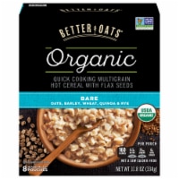 Better Oats Organic Bare Instant Multigrain Hot Cereal 8 Count