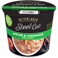 Better Oats Steel Cut Apples & Cinnamon Instant Oatmeal with Flax Seeds Perspective: Main