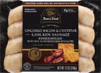 Boar's Head All Natural Uncured Bacon & Cheddar Chicken Sausage Perspective: Main