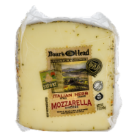Boar's Head Italian Style Herb Coated Mozzarella Cheese Perspective: Main