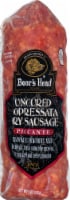 Boar's Head Uncured Sopressata Dry Sausage Piccante Perspective: Main