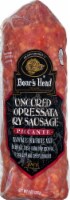 Boar's Head Uncured Sopressata Dry Sausage Piccante Perspective: Main