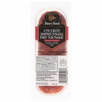 Boar's Head Uncured Sopressata Dry Sausage Piccante Perspective: Main