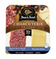 Boar's Head Uncured Genoa Salame & Mozzarella Cheese Charcuterie Perspective: Main