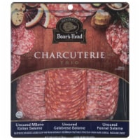 Boar's Head Charcuterie Trio: Milano Italian Salame, Fennel Salame, and Calabrese Salame Perspective: Main