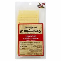 Boar's Head Simplicity Imported Swiss Cheese Slices