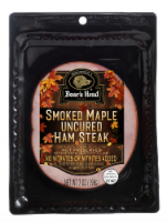 Boar's Head® Smoked Maple Uncured Ham Steak Perspective: Main