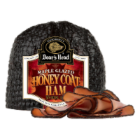 Boar's Head Maple Glazed Honey Coat Ham (sold as a whole piece, serves 5-10) Perspective: Main
