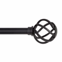 Kenney® Manufacturing Cage Curtain Rod-Black