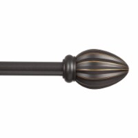 Kenney Manufacturing Oil Rubbed Bronze Fast Fit Bailey Curtain Rod