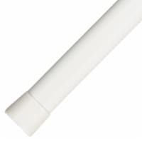 Kenney Manufacturing Company Oval Spring Tension Rod - White