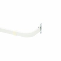 Kenney® Fast Fit™ Easy Install Basic Adjustable Curtain Rod - White