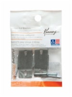 Kenney® Chrome Silver Double Curtain Rod Bracket