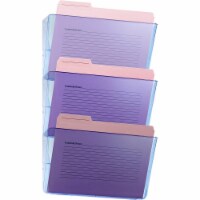 Officemate Blue Glacier Wall Pocket 23220