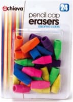 Achieva Assorted Pencil Cap Erasers