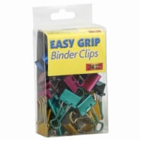 Officemate Easy Grip Binder Clips - Assorted - 12 Pack Perspective: Main