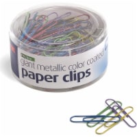 Officemate Giant Metallic Color Coated Paper Clips Perspective: Main