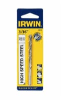Irwin  3/16 in.  x 2-3/16 in. L High Speed Steel Drill Bit Perspective: Main