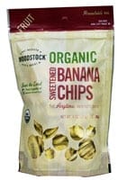 Woodstock Organic Banana Chips Sweetened