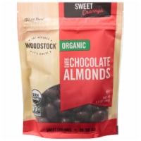 Woodstock Farms Organic Dark Chocolate Almonds Perspective: Main