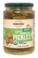 Woodstock® Organic Sliced Kosher Dill Pickles