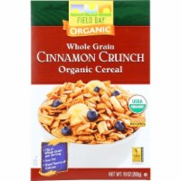 Field Day 1630128 10 oz Cereal Organic Whole Grain - Cinnamon Crunch